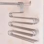 Cojoy Multi-Purpose Pants Hangers Rack Holder S-Type Stainless Steel Clothes Pants Hangers Closet Storage Stand Shelf Organizer for Jeans Scarf Hanging 1Pack
