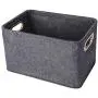 Minoisome Collapsible Storage Bins Foldable Felt Fabric Storage Basket Organizer Boxes Containers with Handles Metal Handles for Nursery Toys,Kids Room,Clothes Minoisome Collapsible Storage Bins Foldable Felt Fabric Storage Basket Organizer Boxes Containers with Handles Metal Handles for Nursery Toys,Kids Room,Clothes