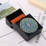 Plastic Business Card Holder with Diamond Painting Cover, Whitelotous DIY Diamond Business Name Card ID Card Bus Card Case Boxes for Men & Women (Mandala) Plastic Business Card Holder with Diamond Painting Cover, Whitelotous DIY Diamond Business Name Card ID Card Bus Card Case Boxes for Men & Women (Mandala)