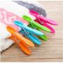 24Pcs Random Color Laundry Clothes Pins Hanging Pegs Clips Plastic cabides Hangers Racks Clothespins Kitchen Quality Hangers for Clothes