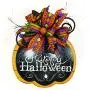 Happy Halloween Chalkboard Pumpkin Wall Hanger