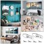 D Ring Picture Hangers kit Frame Hanging Hardware Two Holes with Screw Pack of 150 Pcs