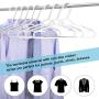 Ollieroo 30 Pack Bendable Plastic Hangers Light-Weight Non-Slip Clothes/Suit Hangers (Grey)