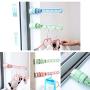 HAPPYX Portable Clothes Drying Rack, 5 Hole Window Frame Hanger Space Saver Hangers Multi-Functional Reusable for Travel Dormitory Hotel Balcony Indoor Outdoor