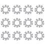 Croing 120 pcs Connector Hooks for Hangers, Cascading Hanger Hooks, Space Saving Hangers Hooks