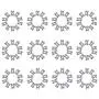 Croing 120 pcs Connector Hooks for Hangers, Cascading Hanger Hooks, Space Saving Hangers Hooks Croing 120 pcs Connector Hooks for Hangers, Cascading Hanger Hooks, Space Saving Hangers Hooks