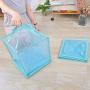 Dergo ?Laundry Hampers Basket Collapsible with Carry Handle Net Cloth Hanger Storage Basket Dirty Clothes Free Standing Folding Laundry Hamper Bag (C)
