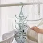 Dsxnklnd Magic Wonder Space Saving Clothes Hanger Rack Clothing Hook Organizer Storage