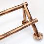 COAT RACK ZHIRONG Oblique Rod Parallel Bars Iron Clothing Racks/Are Hanging Wall Clothing Wall-mounted Display Rack/Hangers Clothes Rail/Display Stand/Wall Hanging On The Wall Hangers