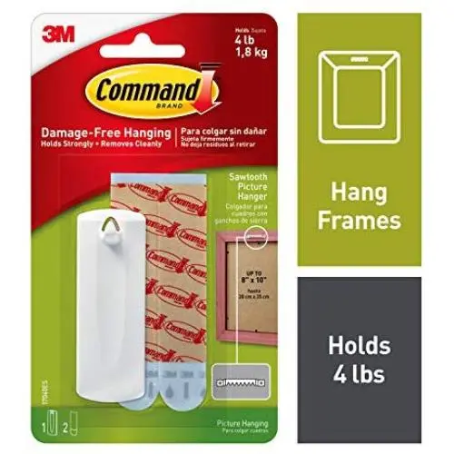 Command Sawtooth Picture Hanger And Strips Command Sawtooth Picture Hanger And Strips