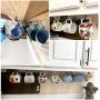 WaterLuu 20 Pack 2.9 Inches Ceiling Hooks,Vinyl Coated Screw-in Wall Hooks, Plant Hooks, Kitchen Hooks, Cup Hooks Great for Indoor & Outdoor Use - (20 White)