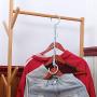 HJYPYJ Magic Hanger,360?? Rotate Magical Hangers,Multifunction PP Hanger,Space-Saving Organizer Hangers, Isometric Design/Pink / 25x11x3.2cm