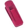 Corodo Velvet Hangers Clips, 20 Pack Hanger Clips for Use with Slim-line Clothes Velvet Hangers, Hot Pink Strong Finger Clips for Hangers