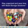 Elizabeth Ward Bead Storage Solutions: 82-Piece Tiny Container Storage Tray ? Bead Organizer with 78 Tiny Containers, a Tray and Lid for Beads and More Elizabeth Ward Bead Storage Solutions: 82-Piece Tiny Container Storage Tray ? Bead Organizer with 78 Tiny Containers, a Tray and Lid for Beads and More