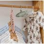 10pcs Random Color Multi-Port Support Circle Clothes Hanger Round Storage Drying Racks Cloth Hanger Plastic Scarf Cloth Hangers Organizer Rack