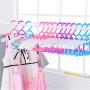 Sock Rack - Home Storage Organization Clothes Hanger Drying Rack Plastic Scarf Travel Hanging Organizer - Clothesline Hanger Rack Trouser Horse Laundry Rack Clothesline Rope Dual Dryer Dry So