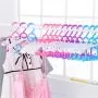 Sock Rack - Home Storage Organization Clothes Hanger Drying Rack Plastic Scarf Travel Hanging Organizer - Clothesline Hanger Rack Trouser Horse Laundry Rack Clothesline Rope Dual Dryer Dry So