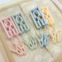 CUTICATE 2 Pack Travel Hangers Folding Hangers with 4 Clips Portable Clothes Hangers, Non-Slip, Lightweight for Home and Travel - Green CUTICATE 2 Pack Travel Hangers Folding Hangers with 4 Clips Portable Clothes Hangers, Non-Slip, Lightweight for Home and Travel - Green