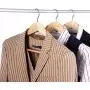 Oak Leaf Coat Hangers, 6-Pack Wood Clothes Hangers with Extra Wide Shoulder for Heavy Coat, Sweater, Trousers, Natural Finish