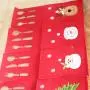 Silverware Holders Bottle Cute Mini Socks Mini Santa Bag Silverware Holder Pockets for Party Decor Tree Hanger