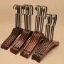 KonanAI15 Non-Slip Wooden Hangers Quality Wooden Clothes Hangers Non-Slip Solid Wood Toddler Coat Rack Hanger