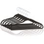 Velvet Hangers Non-Slip Flocked Clothes Hangers 25 Pack Ultra Thin Space Saving Design for Men and Women Dress Suit - 360 Degree Swivel Hook - Heavy Duty Construction with Velvet Hangers Non-Slip Flocked Clothes Hangers 25 Pack Ultra Thin Space Saving Design for Men and Women Dress Suit - 360 Degree Swivel Hook - Heavy Duty Construction with