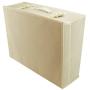 HANGERWORLD Large Ivory Wedding Dress Bridal Gown Garment Storage Boxes and Travel Carry Case
