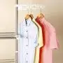 Ollieroo Premium Stainless Steel Drying Rack Fold-able Rolling 6-Wheels Clothes Laundry Dryer Hanger Compact Storage Ollieroo Premium Stainless Steel Drying Rack Fold-able Rolling 6-Wheels Clothes Laundry Dryer Hanger Compact Storage