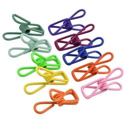 MiLanNuo New 10X Metal Clamp Clothes Laundry Hangers Strong Grip Washing Line Pin Pegs Clips