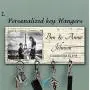 Photo Key holder for wall, Custom Wood Key Holder For Wall, Personalized Key Hanger, Custom Wall Key Hanger, Housewarming Gift, Anniversary Gift, Last name key rack, Family key hanger, Wedding gift