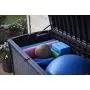 Keter Borneo 110 Gallon Resin Outdoor Storage Bench and Deck Boxes for Patio Furniture, Anthracite Keter Borneo 110 Gallon Resin Outdoor Storage Bench and Deck Boxes for Patio Furniture, Anthracite