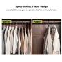 5 Layer Blouse Tree Hangers Space Saving Hangers Clothes Organizer,Non Slip Heavy Duty Clothes Hangers Great for Hanging Suits, Skirt、Sweater、Coat、T-Shirt and More (Black)