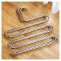 PROGLEAM Industrial Hardware, 5 Layers Pants Hanger Trousers Towels Hanging Cloth Clothing Rack Space Saver