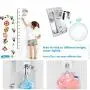 Strong Adhesive Shower Head Holder CACASO Adjustable Shower Wand Holder,Handheld Shower Head Wall Mount Bracket With 2 Hanger Hooks,Showerhead &Bidet Sprayer Bracket Better than Suction Cups