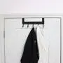 ACMETOP Over The Door Hook Hanger, Heavy-Duty Organizer for Coat, Towel, Bag, Robe - 5 Hooks, Aluminum, Brush Finish (Black) ACMETOP Over The Door Hook Hanger, Heavy-Duty Organizer for Coat, Towel, Bag, Robe - 5 Hooks, Aluminum, Brush Finish (Black)
