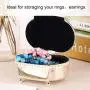 Cimenn Rings Storage Box, Classic Retro Crown Jewelry Collection Case Organizer Cimenn Rings Storage Box, Classic Retro Crown Jewelry Collection Case Organizer