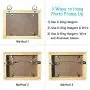 Picture Hanging Kit, Listenman D Ring Picture Hangers with Screws, Picture Hanging Wire(100 Feet) and Aluminum Sleeves, Supports up to 30 lb, Bonus Screwdriver Included Picture Hanging Kit, Listenman D Ring Picture Hangers with Screws, Picture Hanging Wire(100 Feet) and Aluminum Sleeves, Supports up to 30 lb, Bonus Screwdriver Included