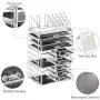 Felicite Home Acrylic Jewelry and Cosmetic Storage Boxes Makeup Organizer Set, 4 Piece Felicite Home Acrylic Jewelry and Cosmetic Storage Boxes Makeup Organizer Set, 4 Piece