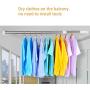 Floating Shelves Silver Closet Hardware Retractable Clothes Rail Bathroom Pole Closet Pole Clothing Finishing Rack Clothes Hanger, Free Punching Adjustable Length Industrial Wall Frame