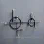 Barture-Coat rack Clothes Stand Hangers Iron Art Door Wall Shelf Hooks Entryway Kitchen Storage Creative Style (Color : #3)