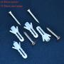 Kenkio 3 Sets (12 Pieces) Unframed Mirror Mount Clips Spring Loaded Mirror Hanger Clips Set with Screws and Rawl Plugs Kenkio 3 Sets (12 Pieces) Unframed Mirror Mount Clips Spring Loaded Mirror Hanger Clips Set with Screws and Rawl Plugs