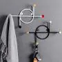 JIAYING Coat Racks Clothes Hanger, Wall-Mounted Clothes Hanger Creative Iron Art Nordic Style Clothes Hanger Clothing Store Wall Decorative Hanging Hanger On The Wall of Household Doors Multifunction JIAYING Coat Racks Clothes Hanger, Wall-Mounted Clothes Hanger Creative Iron Art Nordic Style Clothes Hanger Clothing Store Wall Decorative Hanging Hanger On The Wall of Household Doors Multifunction
