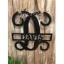 Personalized Last Name Sign Weatherproof 24 inch ACM Metal Monogram Letter Wall Decor Family Established Signs Custom Door Hanger Monogram Outdoor Patio Sign Wedding Gift Anniversary QUICK SHIPPING