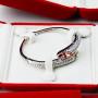 Oirlv Red Jewelry Gift Boxes Bracelet/Bangle Storage Boxes