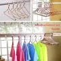 niumanery Aluminum Alloy Thicker Drying Racks Home Clothes Hanger Seamless Anti-Slip Rose Gold