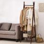 JING-ma Simple Modern Floor Solid Wood Coat Rack, Hanger Wall Hanging Bedroom Hanger Clothes Rack Wooden Floor Stand