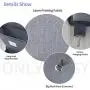 Onlyeasy Over Door Hanging File Organizer - Office Supplies Storage Holder Wall Mount Pocket Chart for Magazine Notebooks Planners File Folders, 13.8" x 50.4", 5 Pockets Grey, MXDZ05C Onlyeasy Over Door Hanging File Organizer - Office Supplies Storage Holder Wall Mount Pocket Chart for Magazine Notebooks Planners File Folders, 13.8" x 50.4", 5 Pockets Grey, MXDZ05C
