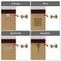 Picture Hangers, 30 PCS Double-Headed Bear Claw Hangers ? 4-in-1 Hooks for D-Rings, Wire, Sawtooths & Keyholes