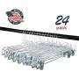 USA Made - Clear Skirt, Pants, and Clothes Hangers, Set of 24 USA Made - Clear Skirt, Pants, and Clothes Hangers, Set of 24