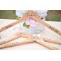 Personalized Bridesmaid Hangers - Engraved Wooden Bridal - Personalized Wedding Hangers - Wedding Dress Hanger - Bridesmaid Gift - Hangers